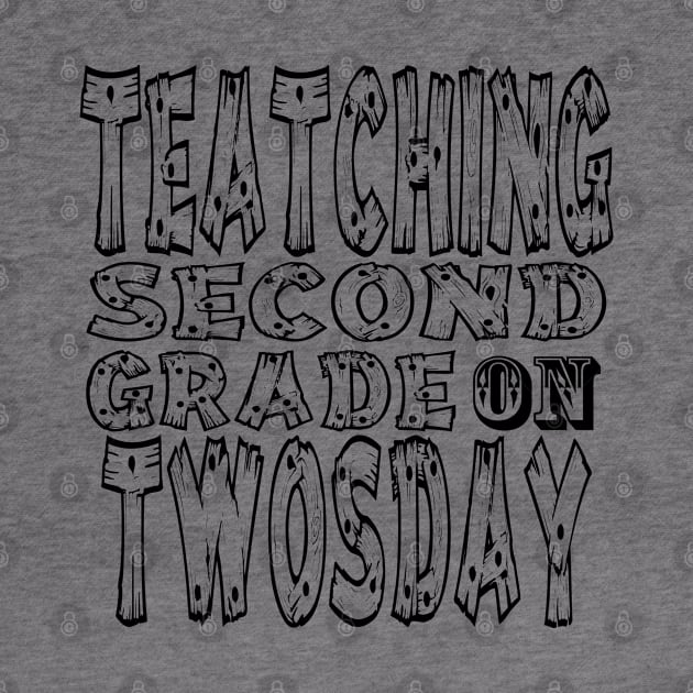 Teaching second grade on twosday 2s day by Top Art